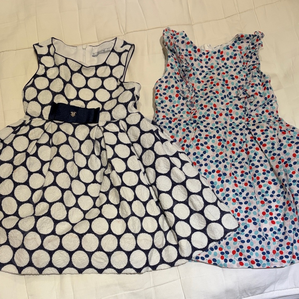 Designer Mayoral and Jacadi Paris girls dresses. Size 4y.
